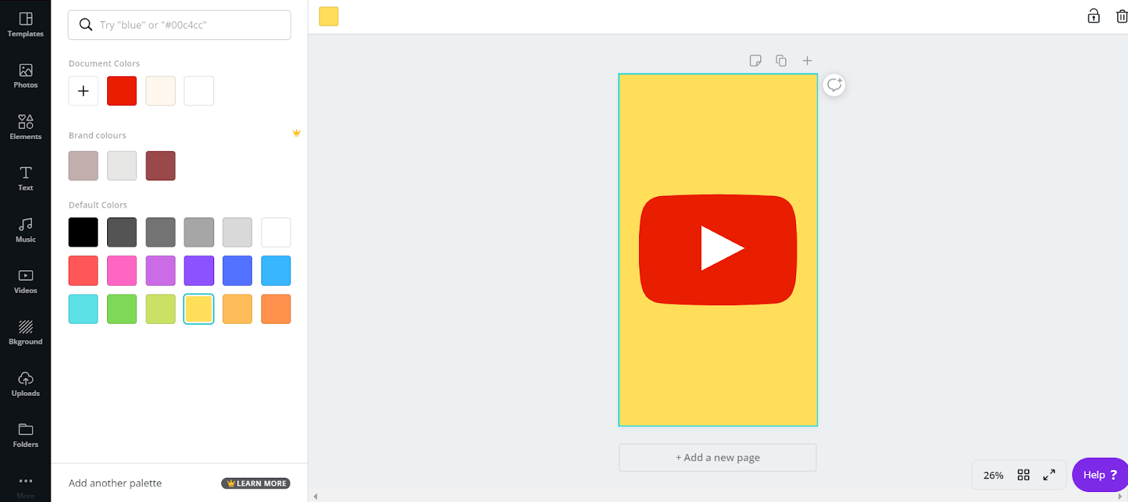 Canva customize the background Instagram Highlight Covers