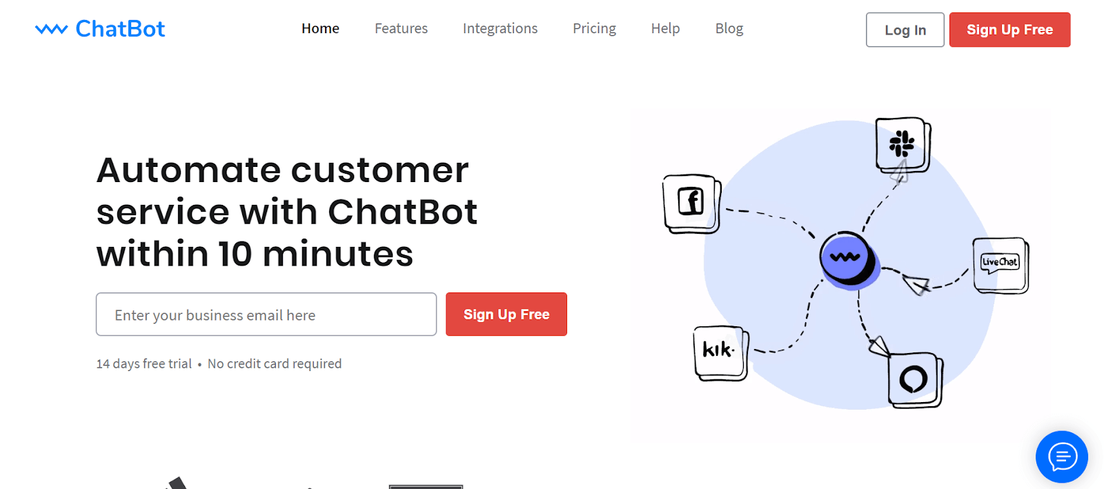 Chatbot for Websites