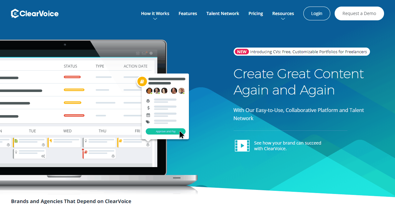 ClearVoice Content Marketing Platform