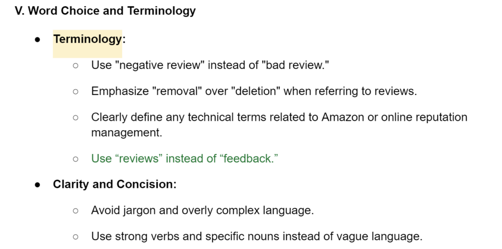 content brief style guide