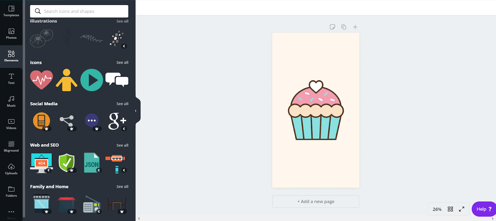 Create post on canva Instagram Highlight Covers