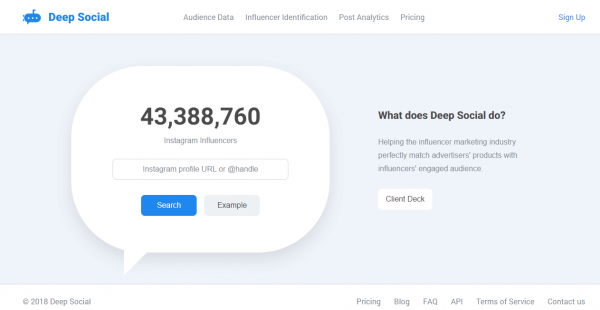 Deep Social influencer outreach tools