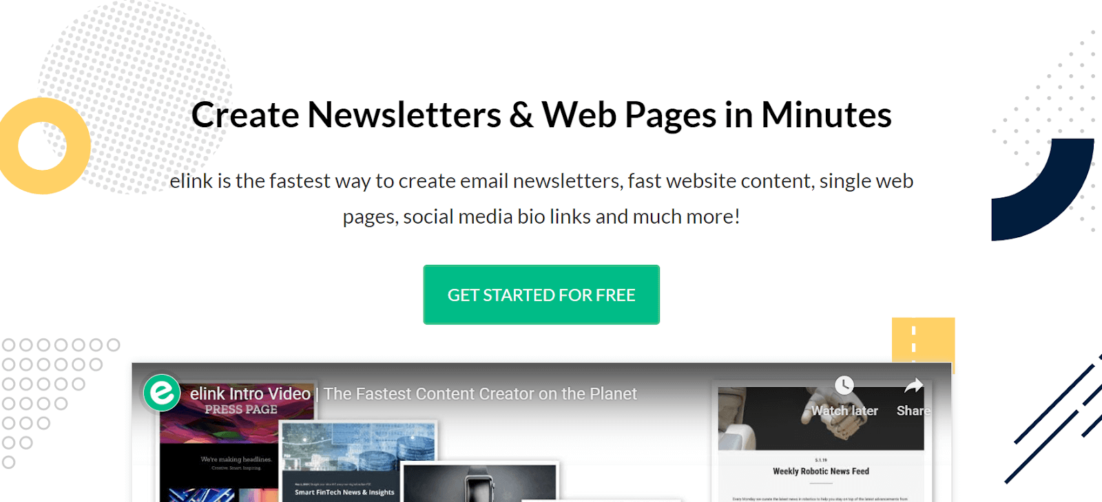 elink Content Curation Tools