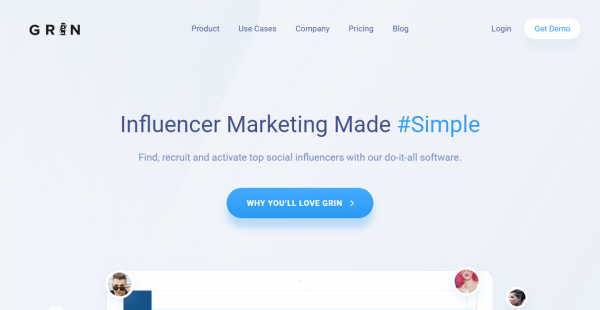 Grin influencer outreach tools