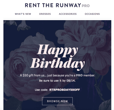 Happy birthday- email marketing subject lines