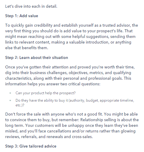 How to write content
