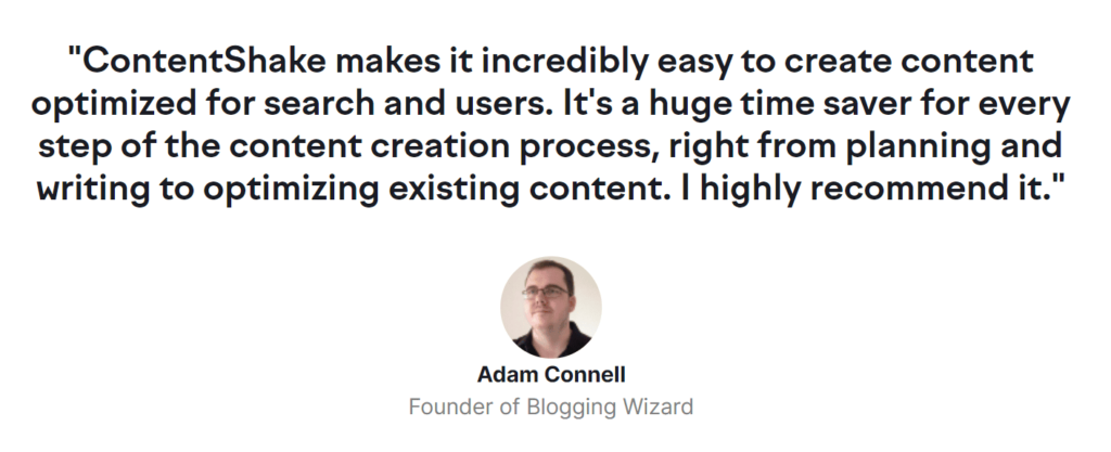 ContentShake review by Adam of Blogging Wizard