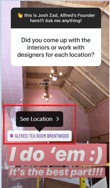 Instagram Mentions sticker