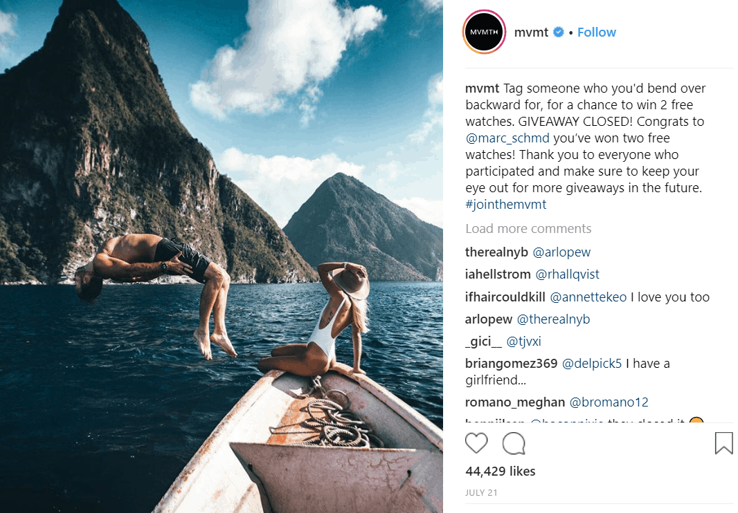 MVMT Increase Instagram Engagement