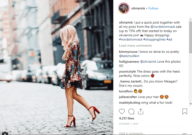 Nordstrom Rack instagram Affiliate Marketing Strategies