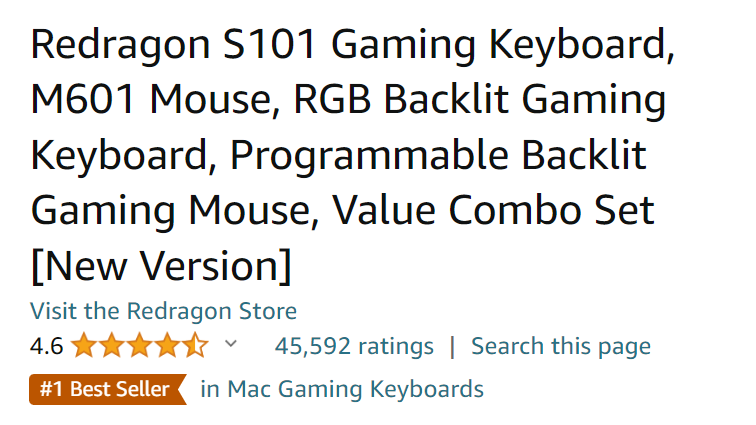 optimized amazon product title example