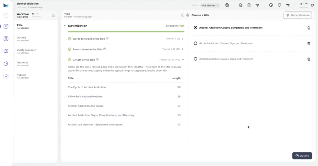 outranking site optimization