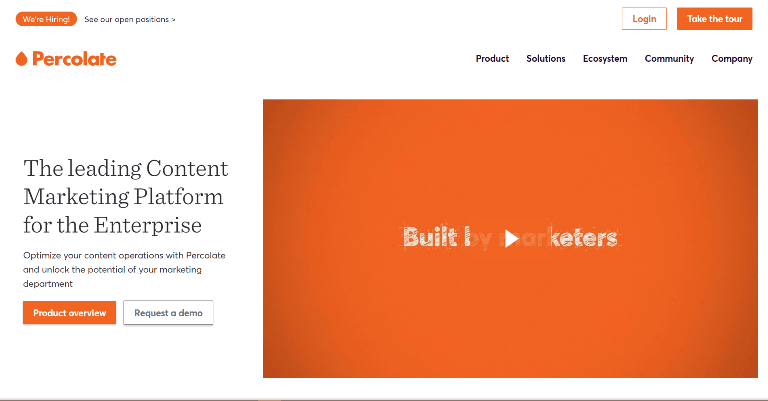percolate Content Marketing Platforms
