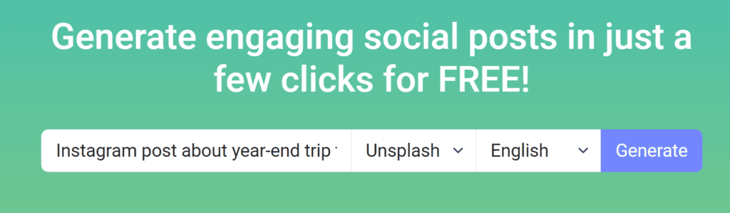 RADAAR AI social media post generator
