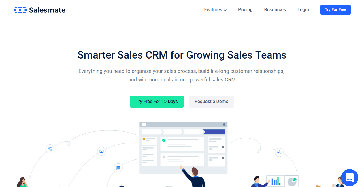 Salesmate sales funnel tools