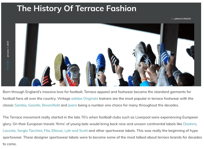 Scotts Menswear Ecommerce Content Marketing Examples