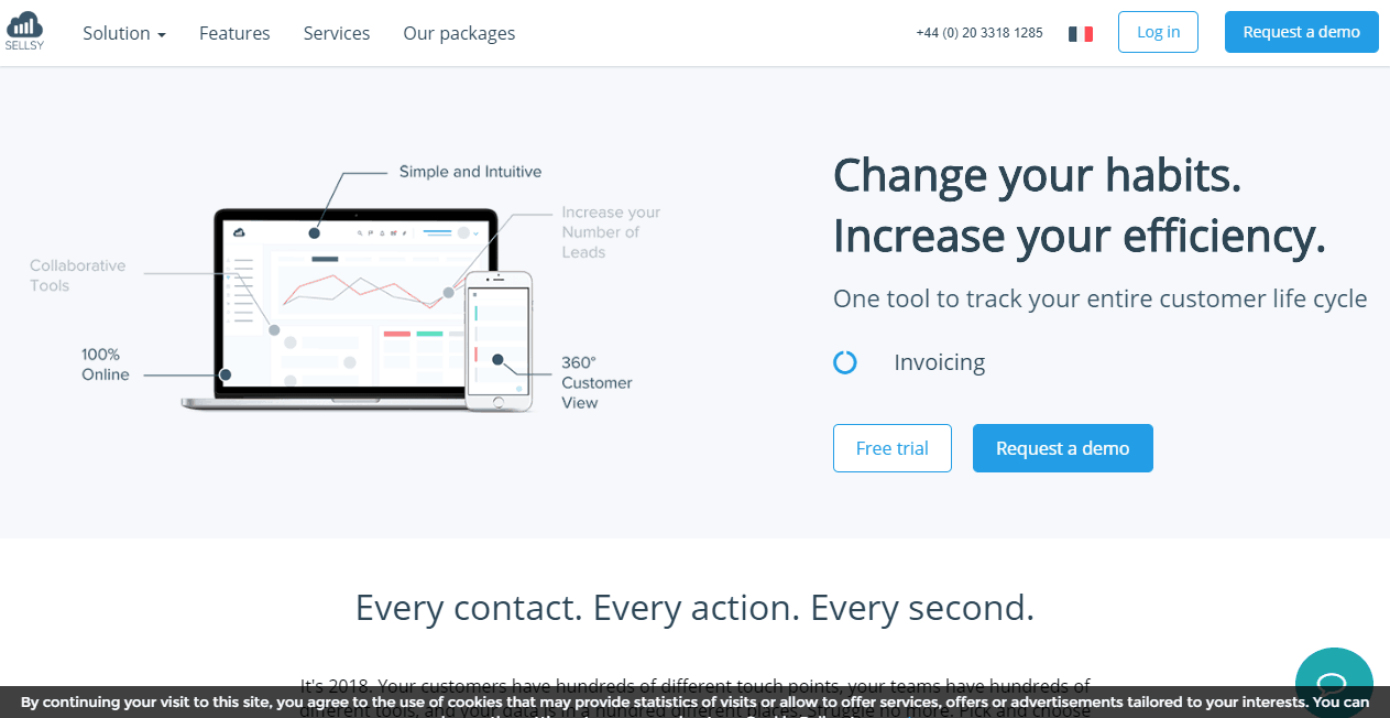 Sellsy sales funnel tools
