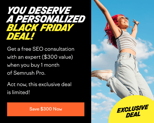 semrush black friday 2024 offer
