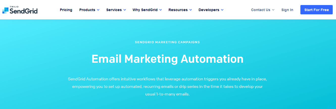 SendGrid Email Marketing Automation