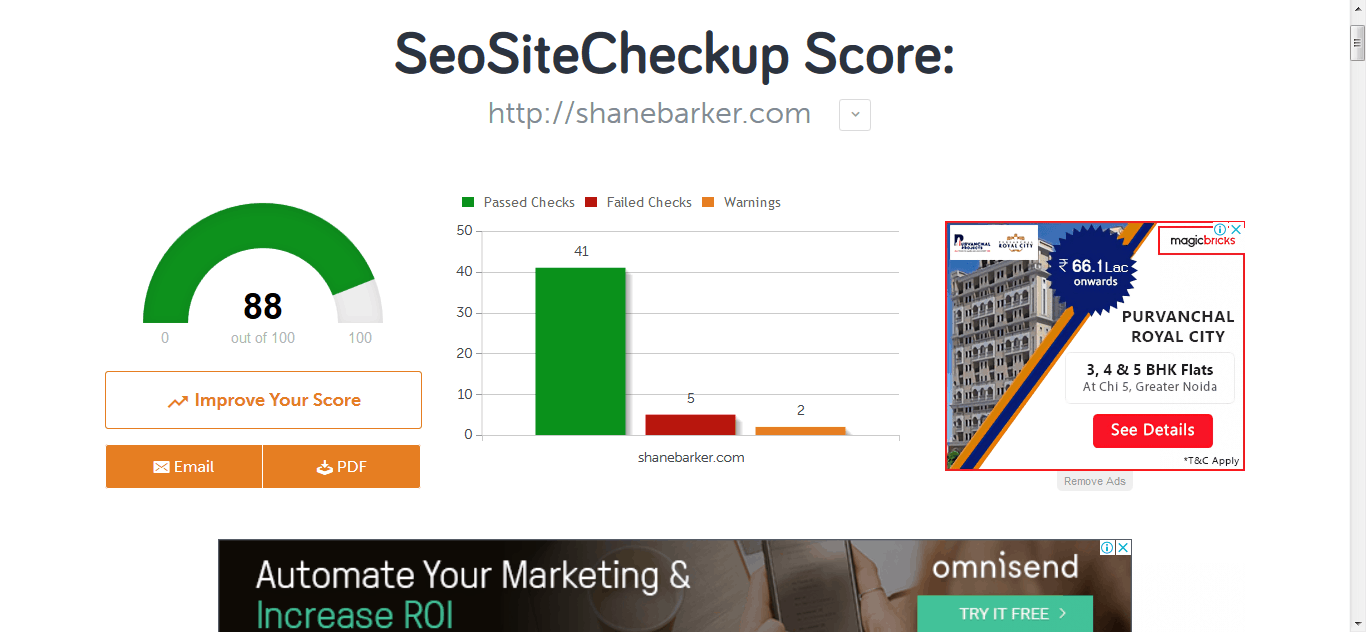 SEO SiteCheckup Technical SEO Audit