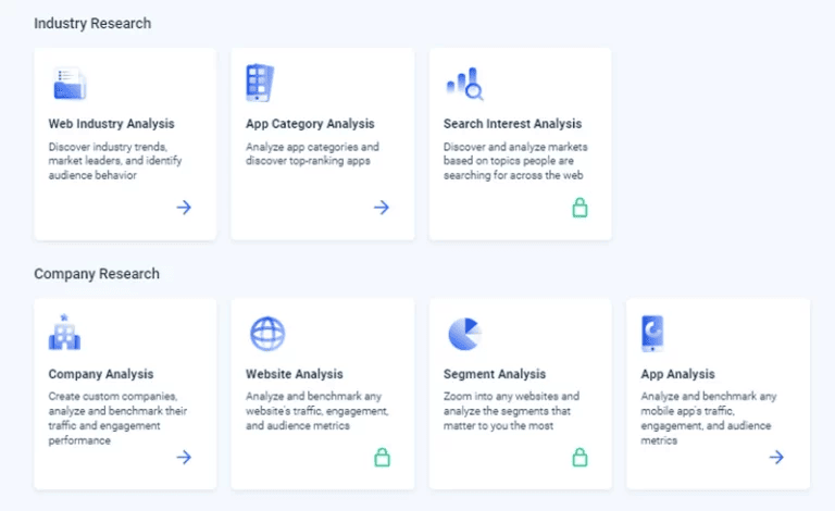 Similarweb - best SEO tool