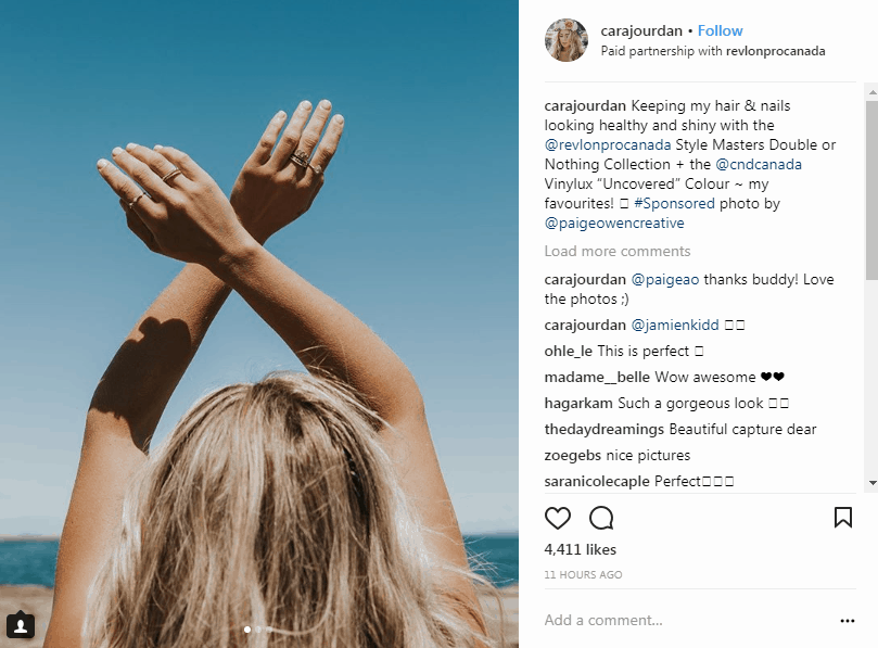 Sponsored Social Media Content influencer collaborations
