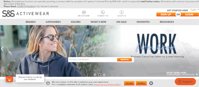 S&S Activewear Ecommerce Conversion Rate Optimization