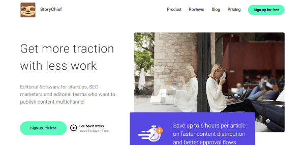StoryChief Content Marketing Platforms
