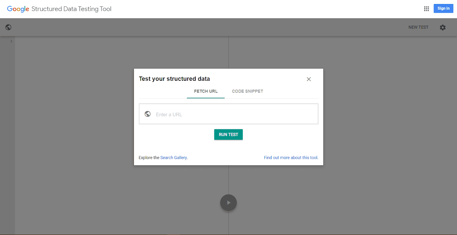 Structured Data Testing Tool Google