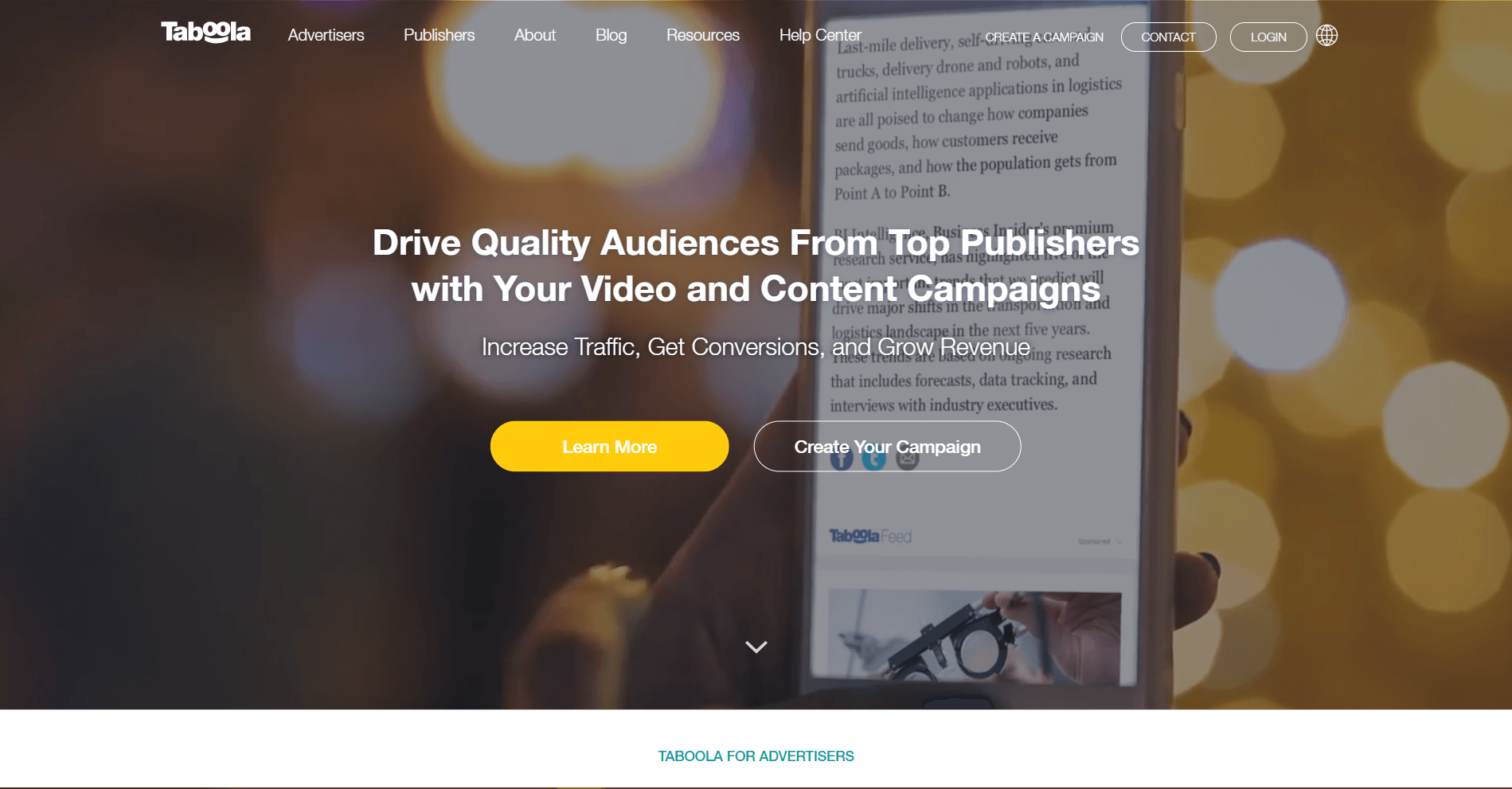 taboola Content Promotion Platforms and Tools