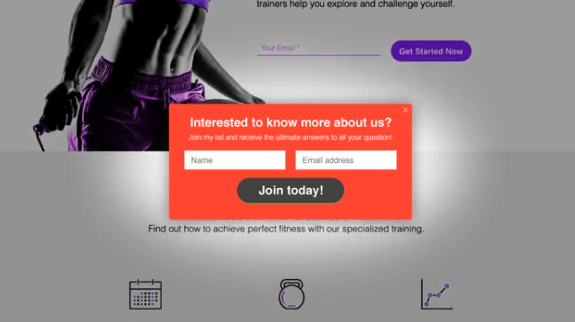 Welcome Pop-Ups High-Converting Landing Pages