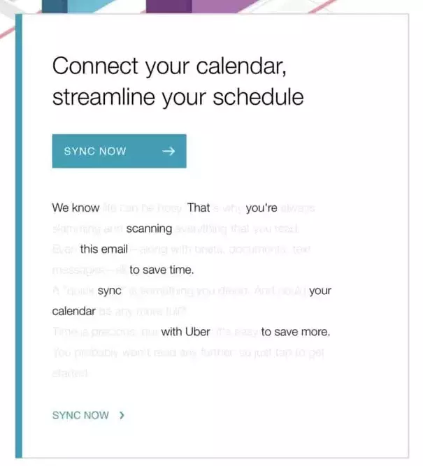 uber email campaign