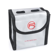RCSTQ för DJI FPV COMBO 2 X Batterier Li-PO Safe Explosion-Proof Storage Bag (Silver)