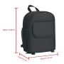 RCSTQ Hátizsák vállak táska Tároló kültéri utazási táska a DJI FPV kombinációhoz (fekete)