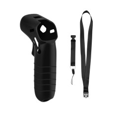 För DJI FPV Combo Controller Silicone Cover Protective Sleeve Skin Case With Lanyard Black