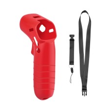 För DJI FPV Combo Controller Silicone Cover Protective Sleeve Skin Case With Lanyard Red