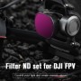 Startrc 4 PCS ND8+ND16+ND32+ND64 Drone Lens -filter för DJI FPV