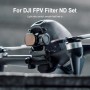 PGYTECH 3 PCS ND4+ND8+ND16 Drone Lens -filter för DJI FPV
