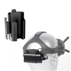 SunnyLife Battery Clip Halter Kabelmanagement Wickler Schutzhülle für DJI FPV Schutzbrille V2 (schwarz)