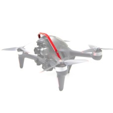 Drón felső csúcs lökhárító védő lökhárító a DJI FPV -hez (piros)