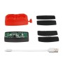 RCSTQ Signal stroboscopique rechargeable avec boîtier en silicone pour DJI FPV (rouge)