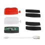 RCSTQ Rechargeable Strobe Signal Lights with Red + White Silicone Case for DJI FPV