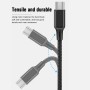 STARTRC para DJI FPV Goggles Tipo-C / USB-C a 8 pin Codo Cable de datos de transmisión de doble vía, longitud: 1.2m (negro)
