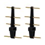 BRDRC Remote Control Eight Wood Antenna Signal Enhancer Suitable For DJI FPV Combo(Black Copper)