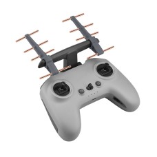 BRDRC Remote Control Eight Wood Antenna Signal Enhancer Suitable For DJI FPV Combo(Gray Red Copper)