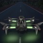 RCSTQ 2 PCS Luminous Aufkleber Nachtflugaufkleber für DJI -FPV -Drohne