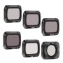 StarTrc 1107615 6 PCS ND4 / ND8 / ND16 / ND32 / MCUV / CPL无人机透镜透镜滤镜ext for DJI Mavic Air 2（黑色）