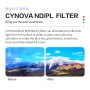 Cynova C-MN-005 6 in 1 Nd4+Nd8+Nd16+Nd4/PL+Nd8/PL+Nd16/Pl-Objektivfilter für DJI Mavic Mini eingestellt