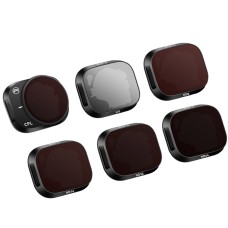 RCSTQ Aluminum Alloy Adjustable Filter Accessories for DJI Mini 3 Pro, Style: 6 In 1 Set