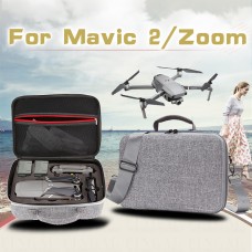 Iskunkestävä vedenpitävä kannettava kotelo DJI Mavic 2 Pro / Zoom and Accessories, koko: 29 cm x 19,5 cm x 12,5 cm (harmaa)